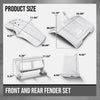G-PLUS Front & Rear Liner Fender Complete Set Compatible with Honda ATC350X 1985-1986 White