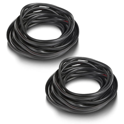 G-PLUS Universal 60ft Fender Flare Edge Trim with 3M Automotive Grade Tape, Fender Flares Rubber Seal Strip Fit Car & Truck Wiper Waterproof Strip Seal Tape