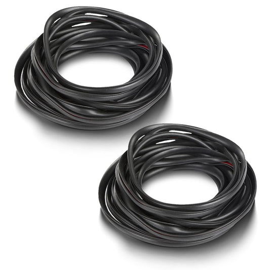 G-PLUS Universal 60ft Fender Flare Edge Trim with 3M Automotive Grade Tape, Fender Flares Rubber Seal Strip Fit Car & Truck Wiper Waterproof Strip Seal Tape