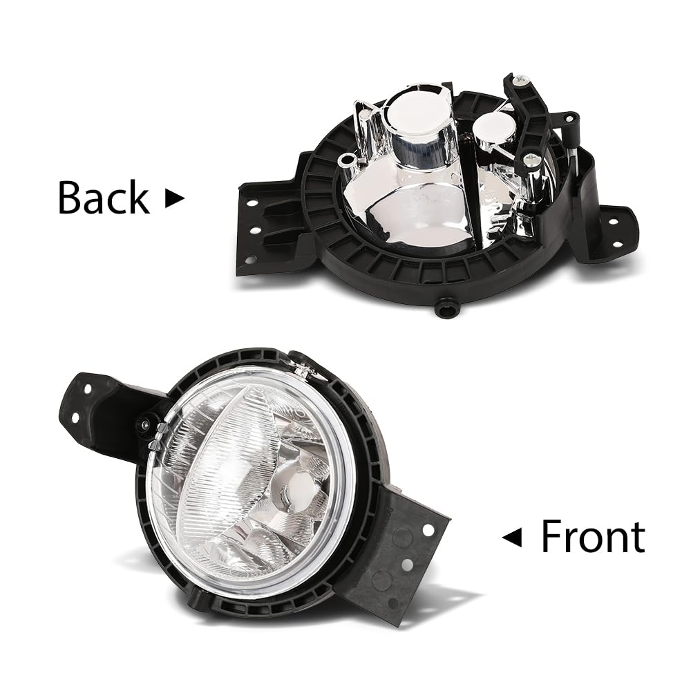 G-PLUS Front Fog Light Daytime Running Lamp Compatible with Mini Cooper Countryman R60 2010 2011 2012 2013 2014 2015 2016 63179802163 White