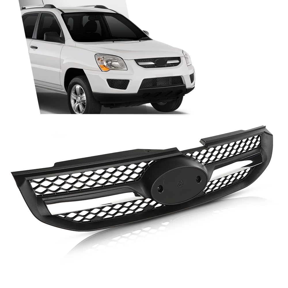 G-PLUS Front Bumper Grille Assembly Compatible with Kia Sportage 2008 2009 2010
