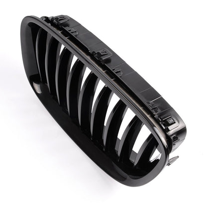 Gloss Black Front Hood Kidney Grille Grill Compatible For BMW F07 5 Series GT 535iGT 550iGT 2012+