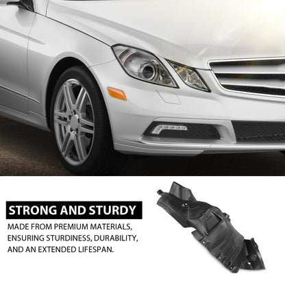 G-PLUS Fender Liner Front Right Side Compatible with Benz E350 E550 Base 4Matic 2-Door Coupe Convertible 2010-2013 2076901730