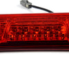 G-PLUS Rear LED Third Brake Light Compatible With 2014-2018 Chevy Silverado/GMC Sierra1500/2500HD/3500,3RD Cargo Led Tail Lamps Chrome Housing,Red lens