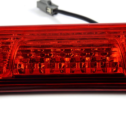G-PLUS Rear LED Third Brake Light Compatible With 2014-2018 Chevy Silverado/GMC Sierra1500/2500HD/3500,3RD Cargo Led Tail Lamps Chrome Housing,Red lens