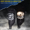 G-PLUS Fog Light Lamp Compatible with 2005-2007 Ford F250 F350 F450 F550 Super Duty / 2005 Ford Excursion Clear Lens Running Lights
