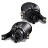 G-PLUS Compatible with Dodge Ram 1500 02-08 / Compatible with Dodge ram 2500 ram 3500 03-09 / Compatible with Dodge Durango 04-06 Glass Bumper Fog Lights Driving Lamps+Bezel