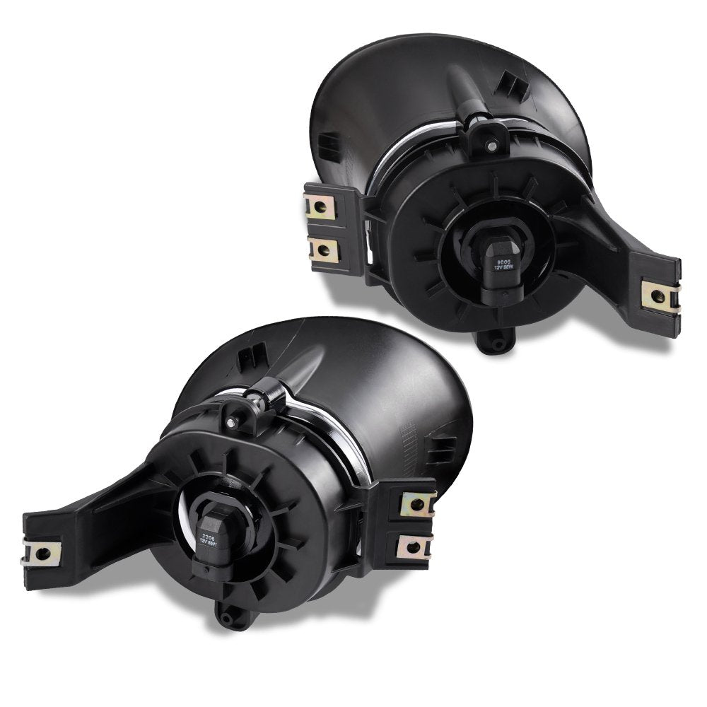 G-PLUS Compatible with Dodge Ram 1500 02-08 / Compatible with Dodge ram 2500 ram 3500 03-09 / Compatible with Dodge Durango 04-06 Glass Bumper Fog Lights Driving Lamps+Bezel