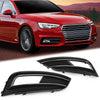 G-PLUS Fog Light Grille Cover Left & Right Compatible with 2013-2016 Audi A4 Quattro 2.0L 8K0807681K 8K0807682K