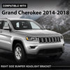 G-PLUS Front Headlight Bracket Passenger Right Side Compatible with Jeep Grand Cherokee 2014-2018 68223470AA, CH1043109