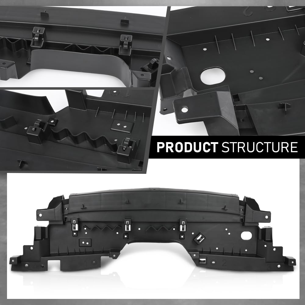 G-PLUS Grille Air Deflector Upper Rad Seal Compatible with Jeep Cherokee 2019-2021 68437115AA, CH1218119