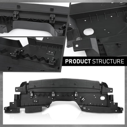 G-PLUS Grille Air Deflector Upper Rad Seal Compatible with Jeep Cherokee 2019-2021 68437115AA, CH1218119