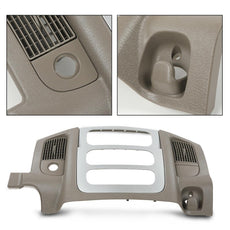 G-PLUS Center Radio Bezel Trim Panel for Dodge Ram 1500 2002-2005 Beige Product Image