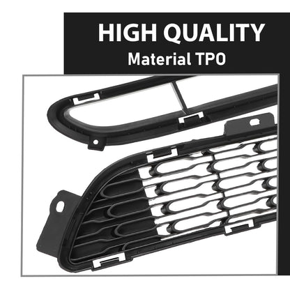 G-PLUS Front Lower & Center Bumper Grille 2PCS, Compatible with Kia Sorento 2014-2015 865611U500, 865221U500, 86561-1U500, 86522-1U500, 865622P500, 865222P500