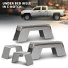 G-PLUS Under Bed Weld In C-Notch Compatible with Chevy Silverado 1500 2007-2018 GMC Sierra 1500 2007-2018 Silver