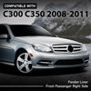 G-PLUS Front Right Fender Liner Compatible with Benz C300 C350 2008-2011 MB1249145, 2046905630