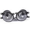 G-PLUS Front Fog Lights Assembly Replacement For 2017-2019 Toyota Highlander Clear Driving Fog Lamps W/Bulbs+Switch+Wire Kit