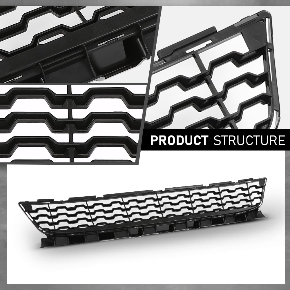 G-PLUS Front Center Bumper Grille, Compatible with BMW 740e M760i M760Li 2017-2019, Fit BMW 740i 750i 750Li 2016-2019, 51118092154, BM1036166