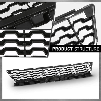 G-PLUS Front Center Bumper Grille, Compatible with BMW 740e M760i M760Li 2017-2019, Fit BMW 740i 750i 750Li 2016-2019, 51118092154, BM1036166