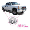 G-PLUS Wheel Center Caps 8 Lugs Best for 16'' Van & Truck Rim Wheels - Fit Chevy Silverado/GMC Sierra 2500 1999-2008, Sierra 1500 2001-2007, Suburban/Yukon 2500 2000-2008