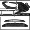 G-PLUS Front Lower & Center Bumper Grille 2PCS, Compatible with Kia Sorento 2014-2015 865611U500, 865221U500, 86561-1U500, 86522-1U500, 865622P500, 865222P500