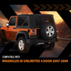 G-PLUS Soft Top w/o Tinted Window Compatible with Jeep Wrangler JK Unlimited 4 Door 2007-2009 9080235, 9085235 4PCS Black