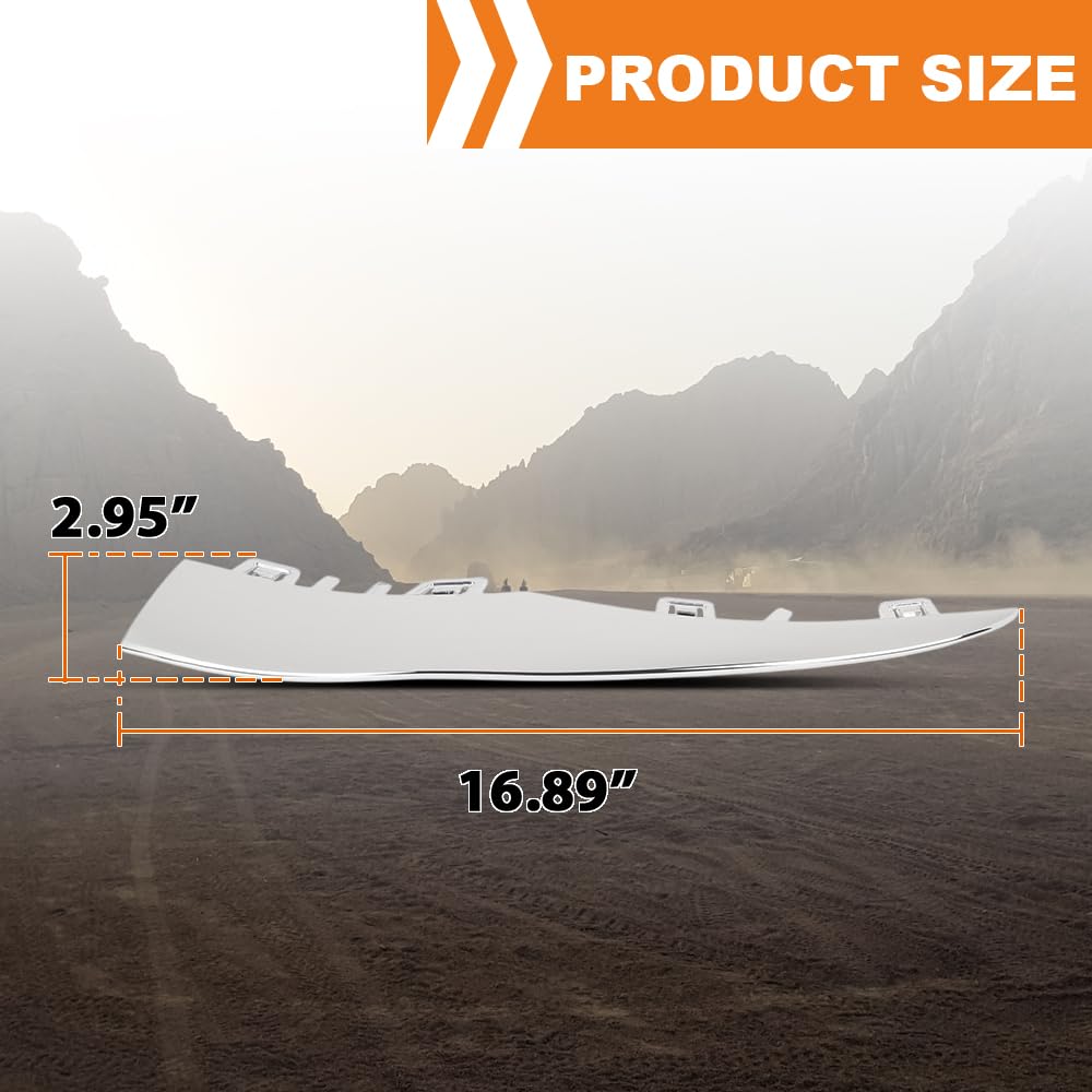G-PLUS Front Right Outer Primed Bumper Trim Compatible with Benz C300 2019-2023 Fit Models With AMG Styling | OE Replacement 2058858702 MB1047159 | No Cutting | Paint-Ready | Family-Driven Reliability