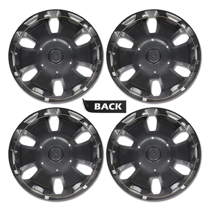 G-PLUS Wheel Covers Hub Caps Full Rim Hubs 3 pcs Compatible with 2010-2013 Ford Transit Connect Van 9T1Z1130A, 9T161130AA