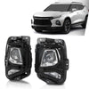 G-PLUS HID/Xenon Projector Headlights Left+Right Without Ballast & D3S Bulb Compatible with Chevy Blazer 2019-2021 Fit Models with Factory HID/Xenon Clear Lens Chrome Housing Only GM2502492, GM2503492