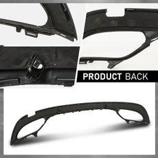 G-PLUS Rear Bumper Valance for Benz C-Class 2015-2016 Black Replacement Product Specifications