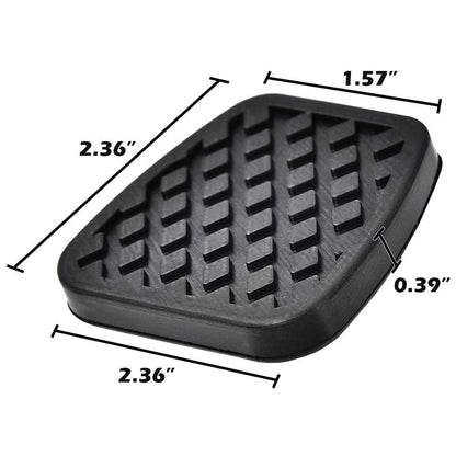 G-PLUS Brake & Clutch Pedal Pad Cover Compatible with 1976-2015 Honda Accord / 1984-2015 Civic / 1984-1990 CRX / 2002-2006 CR-V / 2003-2010 Element / 1979-2001 Prelude,46545-SA5-000 2PCS