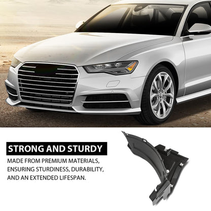 G-PLUS Front Left Side Fender Liner Compatible with Audi A6 S6 2016-2018 4G0853887J, AU1250110