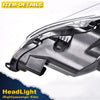 G-PLUS Headlights Compatible With 2013 2014 2015 Nissan Altima 4-Door Sedan Factory Style Automotive Halogen Model Headlamps,Black Passenger Side (Right),faros delanteros