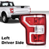 G-PLUS Rear Tail Lights Rear Brake Lamps Assembly W/Bulbs & Wiring Harness Compatible with Ford F150 2018 2019 2020 Luces Traseras Red
