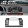 G-PLUS Center Dash Bezel Trim Compatible with Toyota Camry 2002 2003 2004 2005 2006 Radio Bezel AC Air Vents Dashboard Cover, Gray