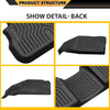 G-PLUS TPE Floor Mats,Compatible with Toyota Corolla/Linerrix 2009-2013 Floor Liners All Weather Full Cover Protection 1st & 2nd Row Cargo Liners Black