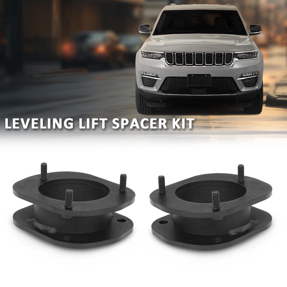 G-PLUS Front 2.5" Leveling Lift Spacer Kit Compatible with Jeep Grand Cherokee WK2 2011-2022 Black