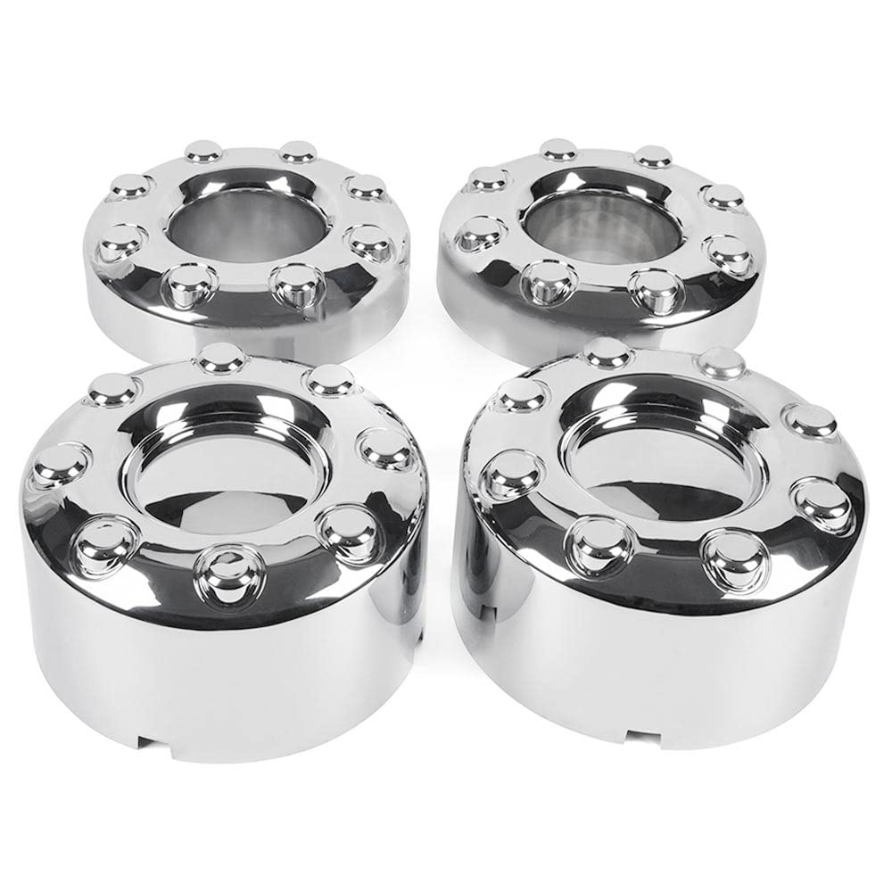 G-PLUS 4PCS Front+Rear Wheel Center Caps Compatible with Ford F350 Super Duty Dually Truck Pickup 2005-2016 5C3Z1130XA, 5C3Z1130TA 4x4 Open Front Wheel Hub Caps 3618, 3619 12557840