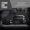 G-PLUS Custom Made Amplifier Rack Compatible with Ford F150 2009-2024 Fit Ford F250 F350 2017-2024 Black