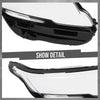 G-PLUS Headlight Lens Cover Compatible with Land Rover Range Rover Velar 2017-2024 Left & Right Pair Front Headlamp Lens Cover Clear
