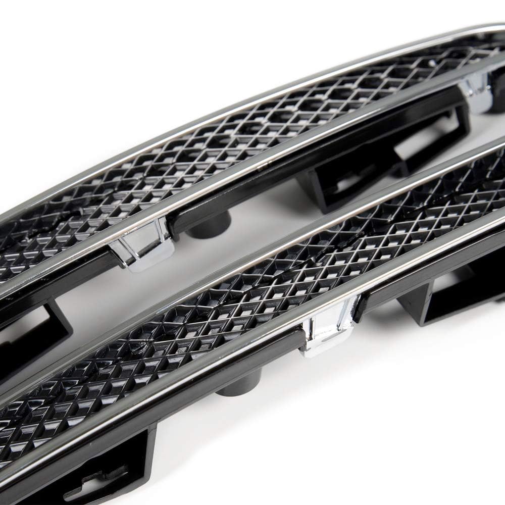 G-PLUS Left Right Headlight Lower Trim Molding Grille Replacement Compatible with Ford Escape S Sport Utility 4-Door 2013 2014 2015 2016 CJ5Z13008D CJ5Z13008C