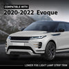 G-PLUS Pair Lower Fog Light Lamp Strip Trim Compatible with Land Rover Range Rover Evoque 2020-2022