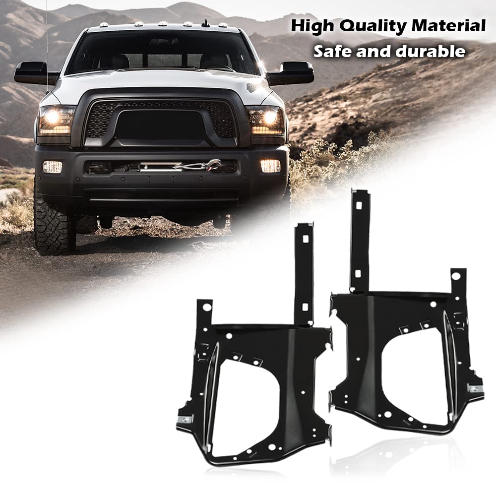 G-PLUS Front Bumper Bracket Kit Right & Left Compatible with DODGE RAM 2500 & 3500 2010-2018 Bumper Brackets 68064329AD