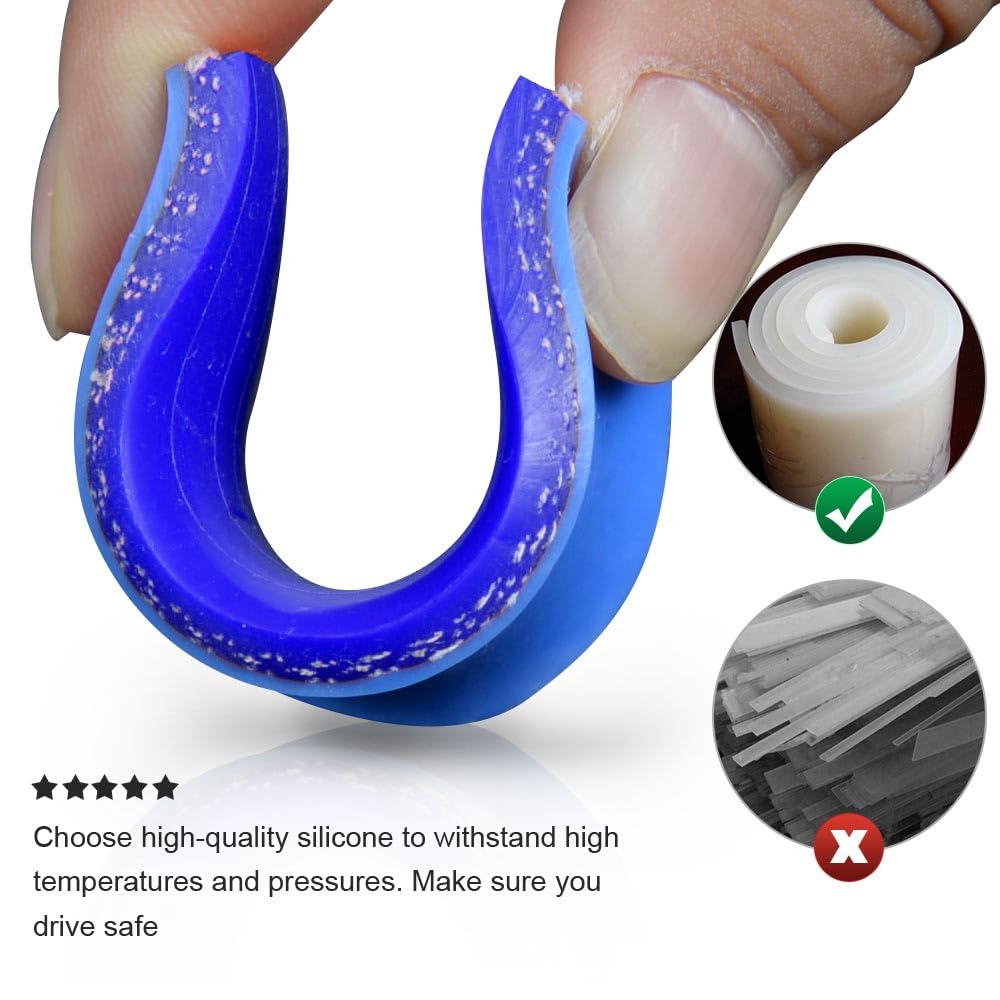 G-PLUS Silicone Radiator Hose Kit Compatible with Honda/Acura Integra DC4 DB7 RS LS GS SE with B18B1 Engine 1994-2001 Blue