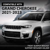 G-PLUS Pair Front Bumper Bracket Support Retainer Holder, Compatible with Jeep Grand Cherokee 2021-2023, LH Driver & RH Passenger Side 2PCS, 68408115AB, 68408114AB