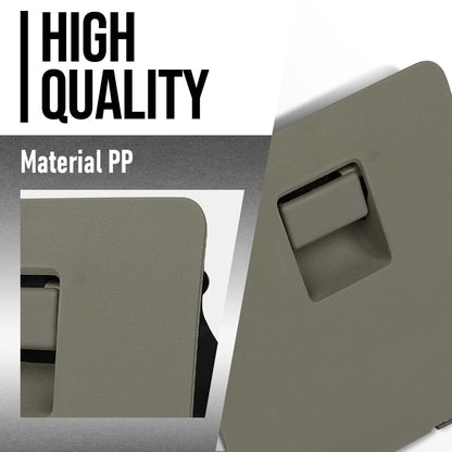 G-PLUS Center Glove Storage Box Cubby Compatible with Ford F250 F350 Super Duty 2005-2007 Light Gray