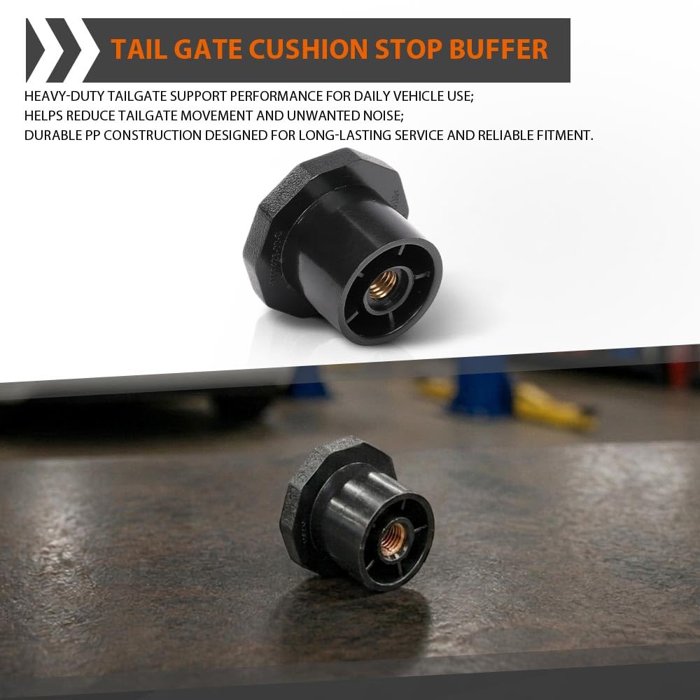 G-PLUS Tail Gate Cushion Stop Buffer Compatible with Tesla Model 3 2017-2020 Black