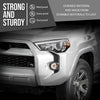 G-PLUS Front Bumper Lower Grill Fog Lights Set Compatible with Toyota 4Runner TRD / SR5 2014-2019 TO1039173, TO1036148 Black