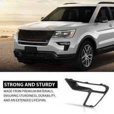 G-PLUS Front Left Fog Light Cover Bezel Compatible with Ford Explorer 2018-2019 JB5Z17E811BA Additional Angle