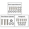 G-PLUS ATV Bolt Screw Kit Set 378 Piece Compatible with Yamaha Banshee 350 YFZ350 1987-2006 Polished Stainless Silver Color Iron
